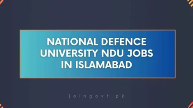 National Defence University NDU Jobs in Islamabad