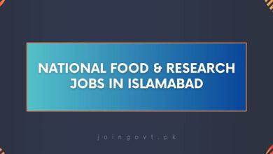 National Food & Research Jobs in Islamabad