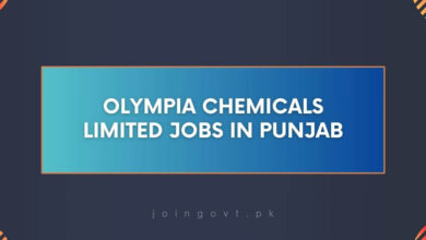 Olympia Chemicals Limited Jobs in Punjab