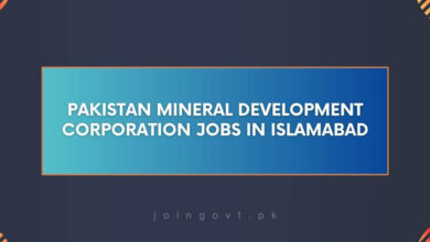 Pakistan Mineral Development Corporation Jobs In Islamabad