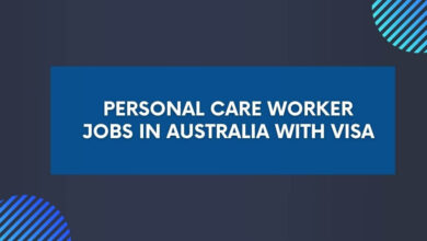 Personal Care Worker Jobs in Australia with Visa