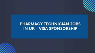 Pharmacy Technician Jobs in UK