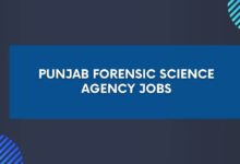 Punjab Forensic Science Agency Jobs