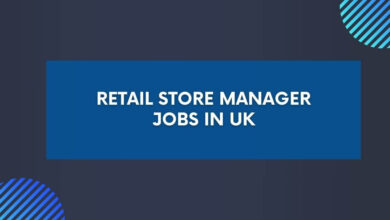 Retail Store Manager Jobs in UK