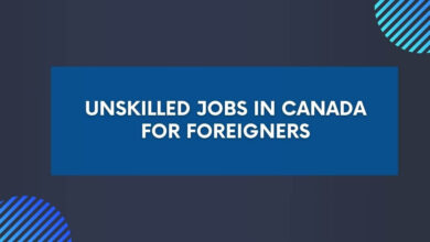 Unskilled Jobs in Canada For Foreigners