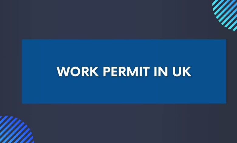 Work Permit in UK