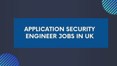 Application Security Engineer Jobs in UK