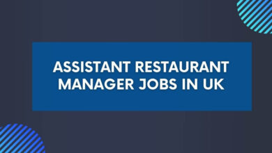 Assistant Restaurant Manager Jobs in UK