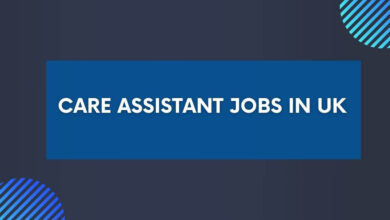 Care Assistant Jobs in UK