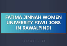 Fatima Jinnah Women University FJWU Jobs in Rawalpindi