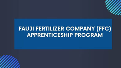 Fauji Fertilizer Company (FFC) Apprenticeship Program