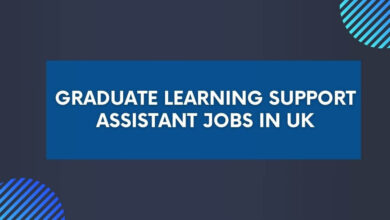 Graduate Learning Support Assistant Jobs in UK