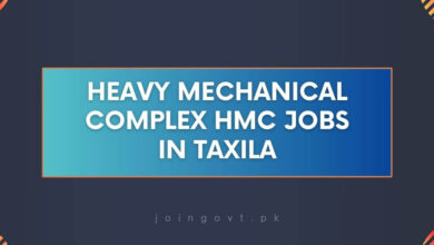 Heavy Mechanical Complex HMC Jobs in Taxila