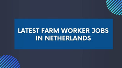 Latest Farm Worker Jobs in Netherlands