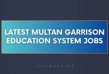Latest Multan Garrison Education System Jobs