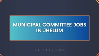 Municipal Committee Jobs in Jhelum