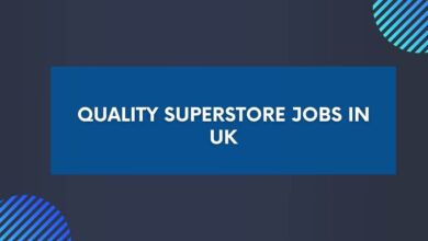 Quality Superstore Jobs in UK