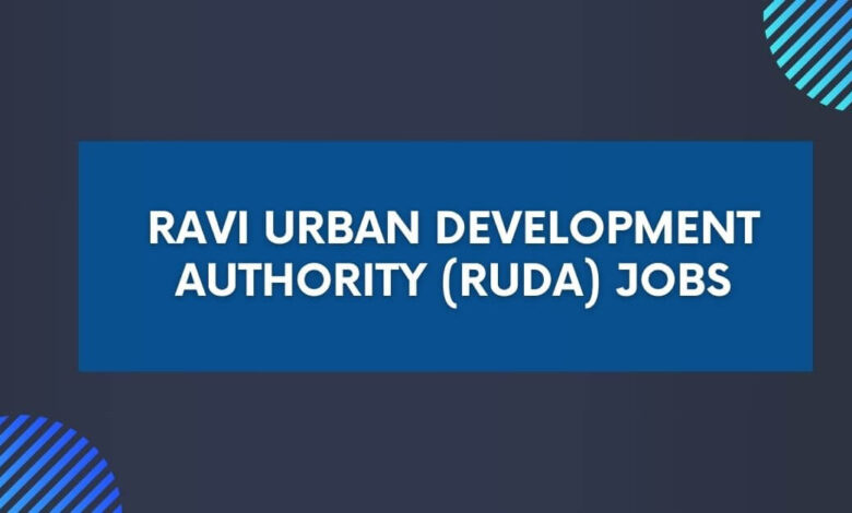 Ravi Urban Development Authority (RUDA) Jobs