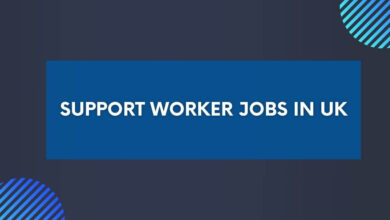 Support Worker Jobs in UK