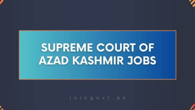 Supreme Court of Azad Kashmir Jobs