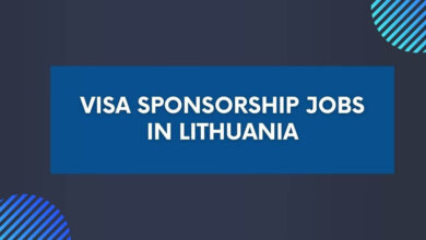 Visa Sponsorship Jobs in Lithuania