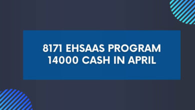 8171 Ehsaas Program 14000 Cash in April
