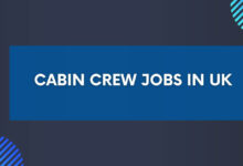 Cabin Crew Jobs in UK