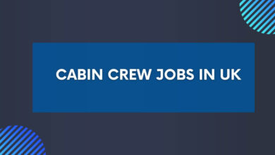 Cabin Crew Jobs in UK