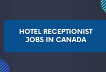 Hotel Receptionist Jobs in Canada