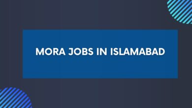 MORA Jobs in Islamabad