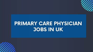 Primary Care Physician Jobs in UK