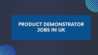 Product Demonstrator Jobs in UK