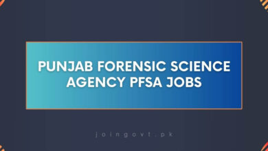 Punjab Forensic Science Agency PFSA Jobs