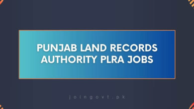 Punjab Land Records Authority PLRA Jobs