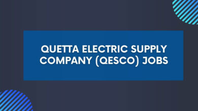 Quetta Electric Supply Company (QESCO) Jobs