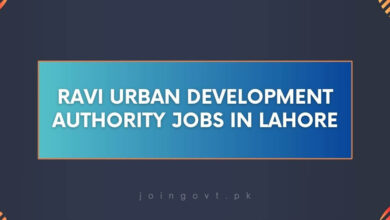 Ravi Urban Development Authority Jobs in Lahore