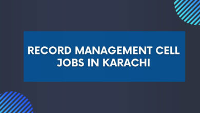 Record Management Cell Jobs in Karachi