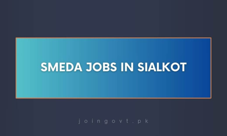 SMEDA Jobs in Sialkot