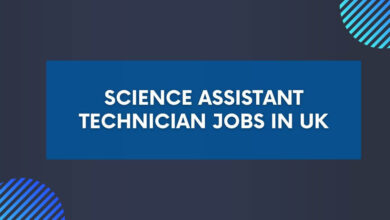 Science Assistant Technician Jobs in UK