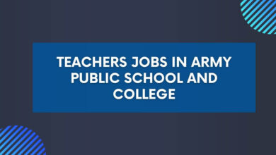 Teachers Jobs in Army Public School and College