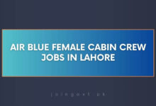 Air Blue Female Cabin Crew Jobs in Lahore