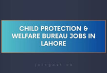 Child Protection & Welfare Bureau Jobs in Lahore