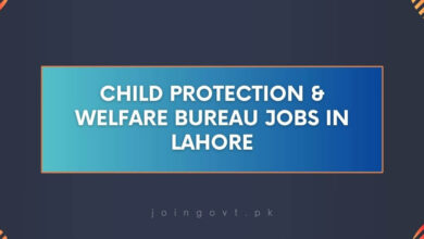 Child Protection & Welfare Bureau Jobs in Lahore