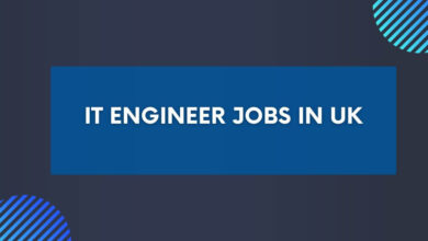 IT Engineer Jobs in UK