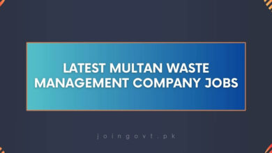 Latest Multan Waste Management Company Jobs