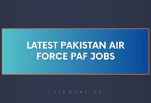 Latest Pakistan Air Force PAF Jobs