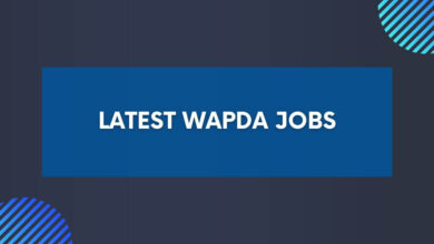 Latest WAPDA Jobs