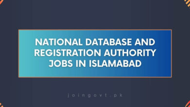 National Database and Registration Authority Jobs in Islamabad