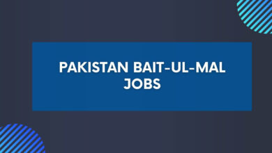 Pakistan Bait-ul-Mal Jobs