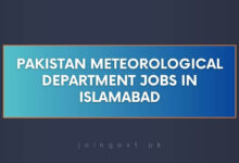 Pakistan Meteorological Department Jobs in Islamabad